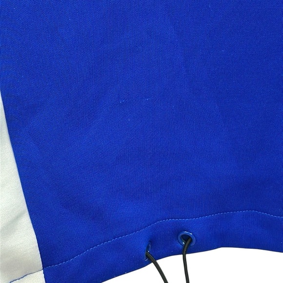Sports Illustrated Blue Scuba Half Zip Up Popover Drawstring Waist Sweatshirt XL - Picture 11 of 11
